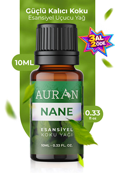 AURAN Nane Esansiyel Uçucu Koku Yağı Difüzör Esansı Buhurdanlık Yağı Aromater...