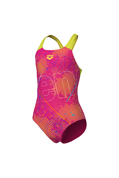 ARENA Galactic Swimsuit Swim Pro Çocuk Pembe Yüzücü Mayosu 005923960