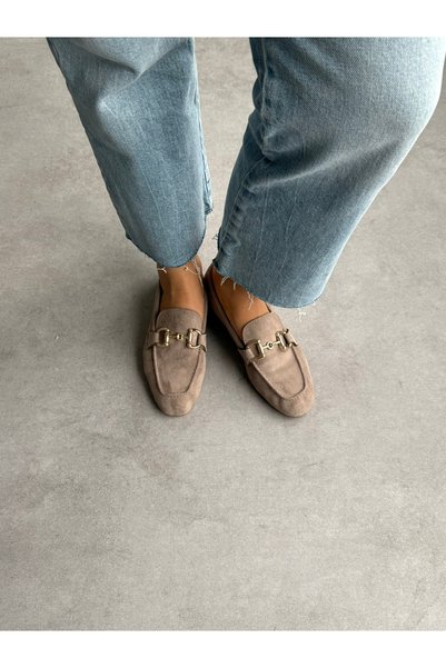 Banksy Melotti Women's Taupe Ballet Flats