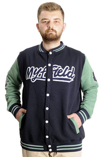 ModeXL Palton universitar pentru bărbați de mărime mare Mode XL My Field 2362...