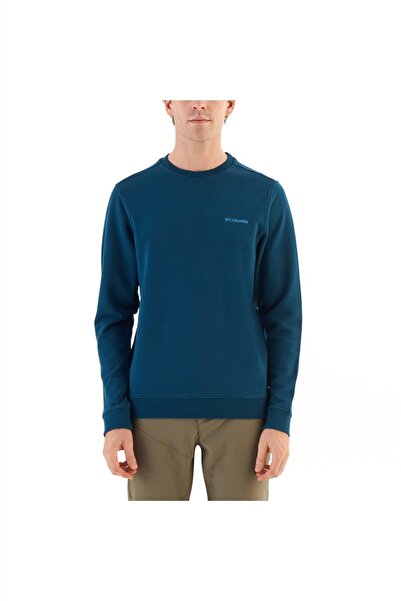 Columbia Basic Crew Erkek Yeşil Outdoor Sweatshirt CS0204-414