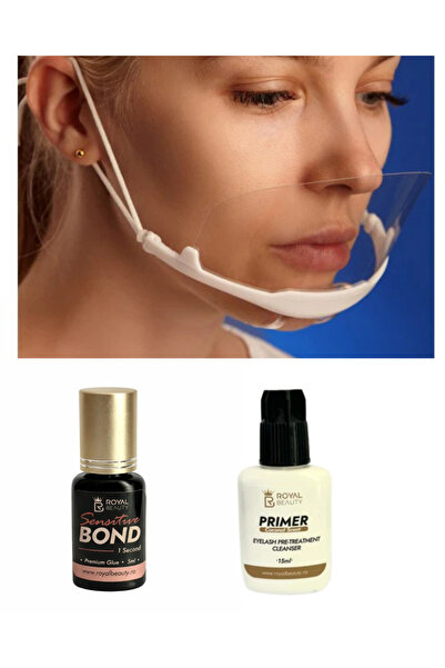 Royal Beauty Professional eyelash extension set – Sensitive Bond Adhesive + P...