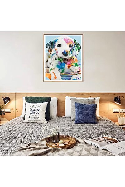 miraza 5D Diamond Embroidery Set, Tapestry Type, Dalmatian Dog Model, 30x40 cm