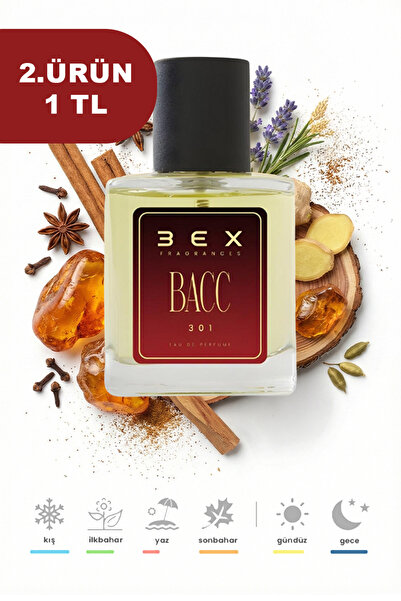 3ex 301 - Bacc 50ml Unisex Parfüm 999, One Size