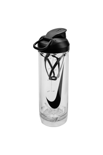 Nike TR RECHARGE SHAKER BOTTLE 2.0 24 OZ CLEAR/BLA