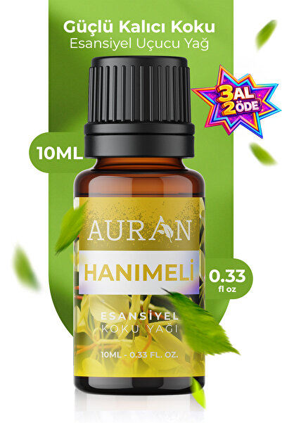 AURAN Hanımeli Saf Esansiyel Uçucu Yağ Buhurdanlık Yağı Difüzör Esansı Aromat...