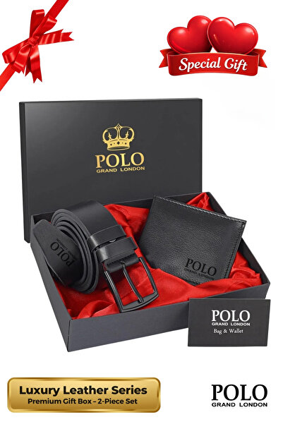 POLOGRAND London Set de 2 bucăți, cutie cadou specială pentru bărbați, cadou ...