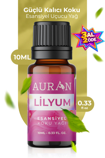 AURAN Lilyum Esansiyel Uçucu Koku Yağı Difüzör Esansı Buhurdanlık Yağı Aromat...