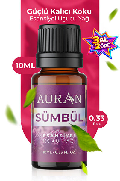 AURAN Sümbül Esansiyel Uçucu Koku Yağı Difüzör Esansı Buhurdanlık Yağı Aromat...