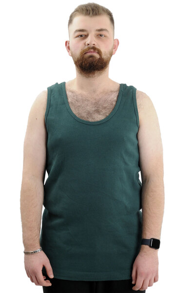 ModeXL Plus Size Mode XL Men's Sleeveless Undershirt 6341 - Nefti
