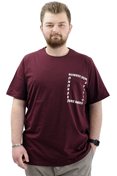 ModeXL Muška velika veličina T-shirt - Pamuk komada, Štampano , okrugla kragn...