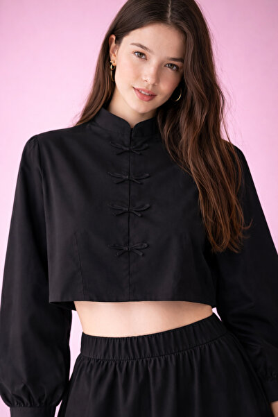 HAKKE Fiyonk Detaylı Dökümlü Etek Tesettür TAKIM