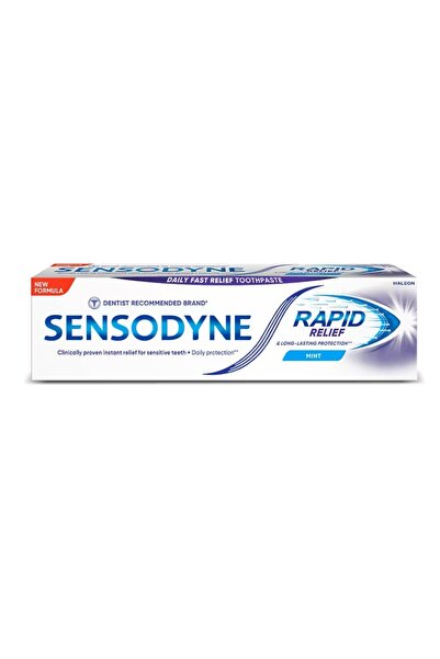 Sensodyne Set of 2 x Rapid Relief Mint Toothpaste 75 ml