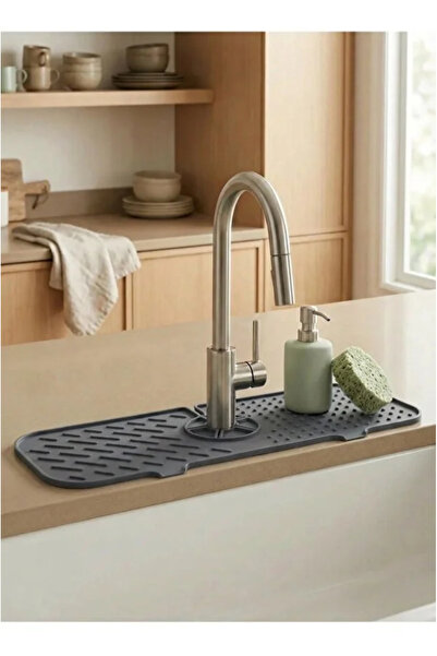 Hilamingo Home Lavabo Sızdırmaz Mat Musluk Altı Su Emici Matı Su Sızdırmaz