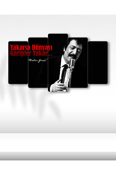EVLOYA Müslüm Gürses - 5 Parçalı Tablo
