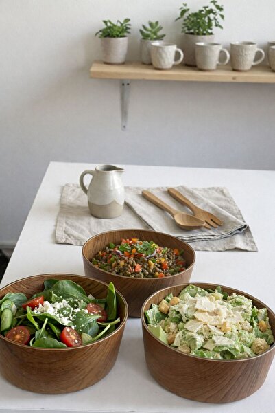 CASTEROLİ 3'lü 14 CM Yuvarlak Kase