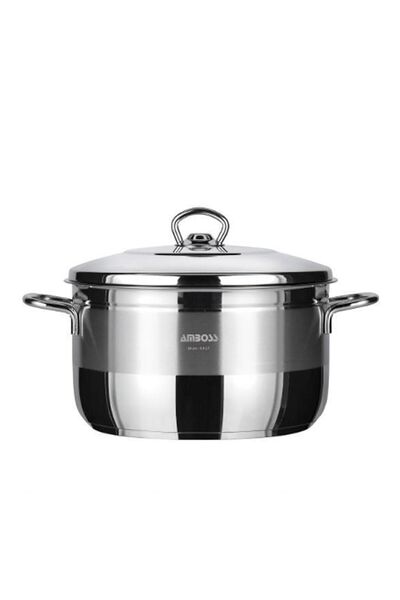 Amboss Saphire 18 cm Deep Pot - Steel Lid