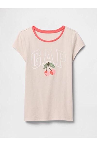 GAP Tricou Bej pentru Fata Gap Logo