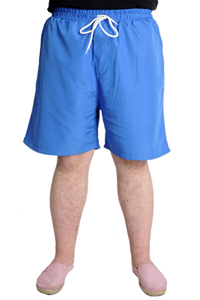 ModeXL Плувни шорти Mode XL Plus Size White Line 21451 Сини