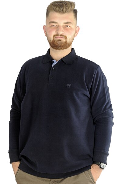 ModeXL Hanorac pentru bărbați Mode XL Polo Vnz Selanik 20440 Bleumarin