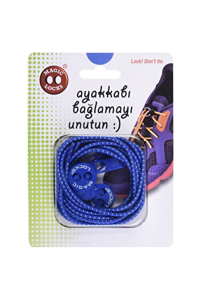 Magiclocks الأربطة الذكية المرنة القابلة للقفل باللون الأزرق