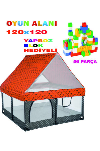 liabebek ICON OYUN EVİ VE OYUN ALANI 120X120 SADE