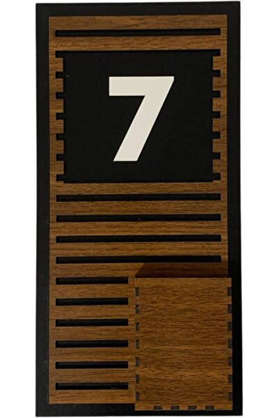 6. Pro Numaralı Kapı Süsü Kapı Numaralığı