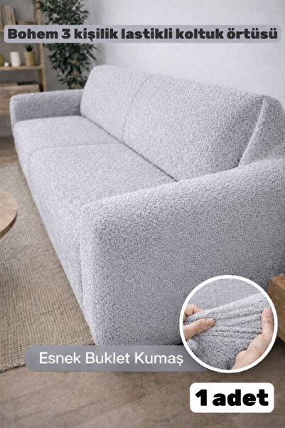 seltenet Buklet Bohemian Elastic Husă pentru scaun pentru 3 persoane Husă pen...