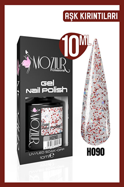 MOZIUR Kalıcı Oje Uv Led H090 (SİMLİ SERİ) 10ml