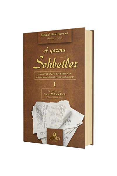 Ahıska Yayınevi El Yazma Sohbetler 1. Cilt - Takriz Cübbeli Ahmet Hoca