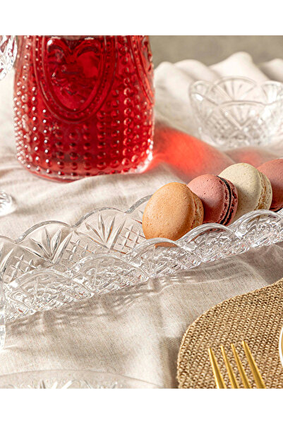 English Home طبق تقديم زجاجي من لوسي 24 سم