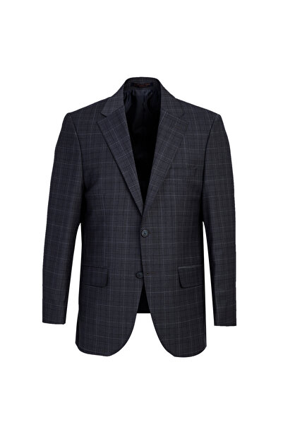 Abdullah Kiğılı 4 Drop Relaxed Fit Άνετη εφαρμογή Μάλλινο καρό κοστούμι