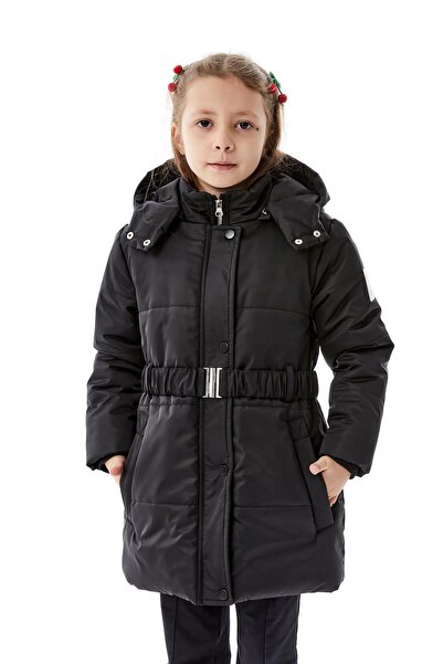 Benittokids Girl's Hooded Winter Inflatable Coat 51352