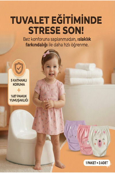 KİDSLAR Tuvalet Alıştırma Külotları