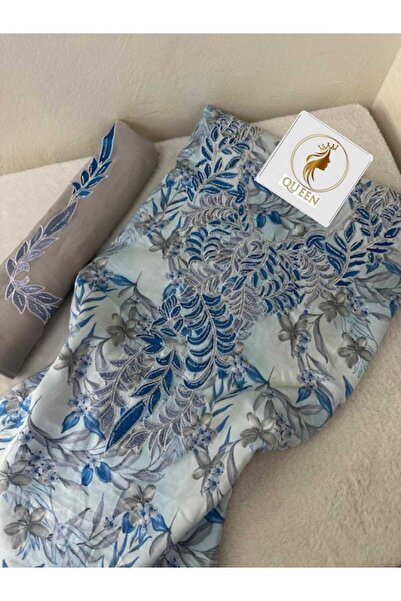 QUEEN مخاوير مخور حريري إندونيسي مطرز ومزين بالكريستال معا الطرحه/قطعة قماش ب...