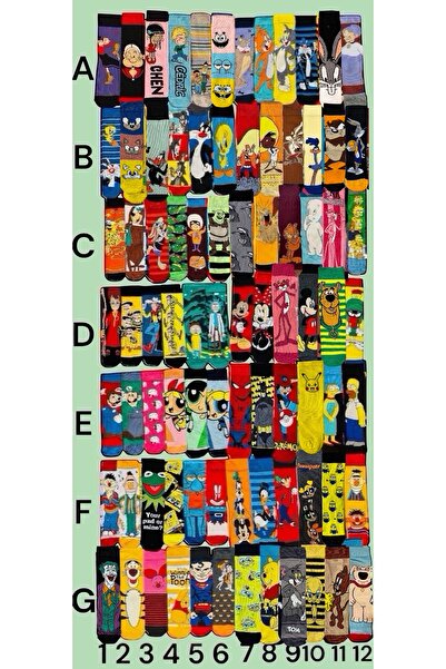 AL Bİ 90LIK Alegeți-mi place 10 perechi de șosete colorate din bumbac