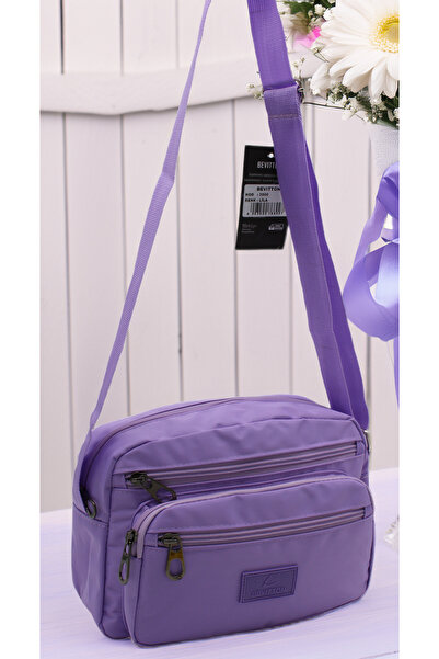 Bevitton Αδιάβροχη υφασμάτινη γυναικεία τσάντα ώμου Λιλά τσάντα χιαστί