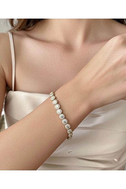 Açıkmeşe Ev Yaşam Ürünleri Gurmet Çelik Zirkon Taş Bileklik