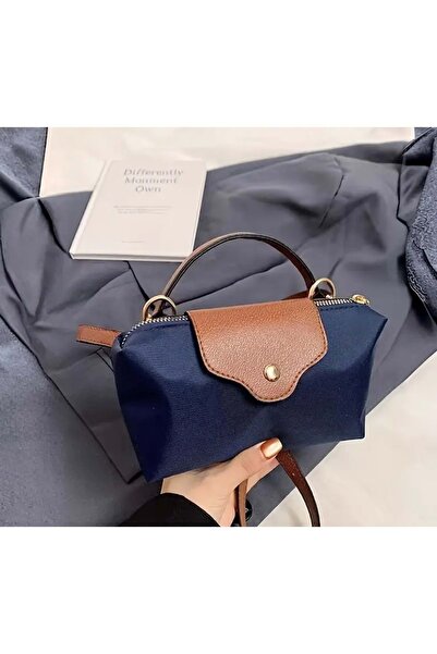 ACAR TAKI حقيبة كتف صغيرة أنيقة قابلة للتعديل باللون الأزرق الداكن ACR8081