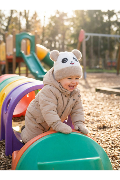 PIECE SIGNATURE Luxury Soft Beanie with Fleece Lining for Children (1-3 Years...