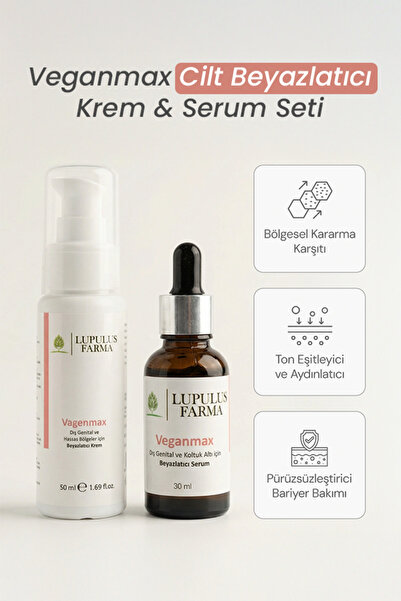 LUPULUS FARMA Vagenmax Dış Genital Ve Koltuk Altı Beyazlatıcı Krem