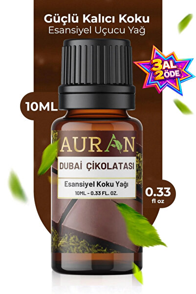 AURAN Dubai Çikolatası Esansiyel Uçucu Koku Yağı Buhurdanlık Yağı Difüzör Esa...