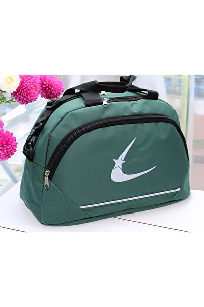 Bevitton Black Two-Compartment Long Strap Unisex Medium-Sized Travel Fitness ...