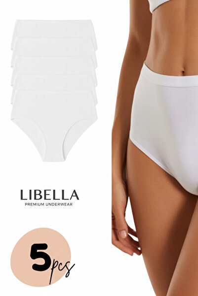 LİBELLA İÇ GİYİM مقاس كبير، خصر عالٍ، قماش قابل للتمدد قطعة من القطن الفاخر، ...