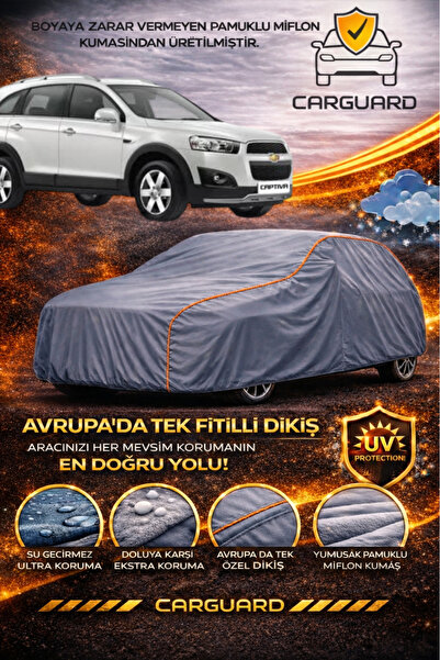 CarGuard غطاء خيمة سيارة فاخر متوافق مع شيفروليه كابتيفا، غطاء سيارة من مادة ...