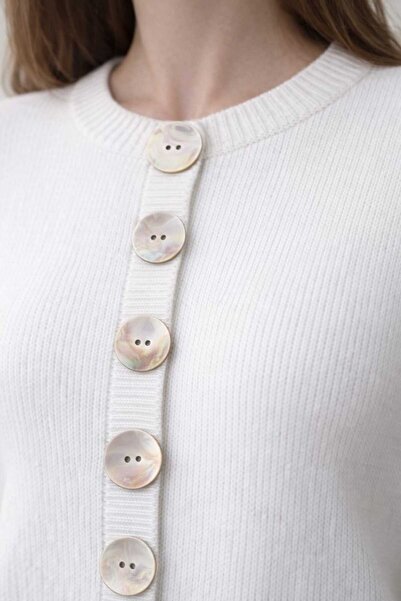 İMREN AKSESUAR Düğme Hakiki Sedef 23 Mm 10 Adet