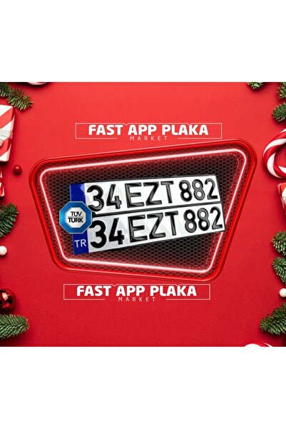 ABAGlobal CAM VERNİKLİ APP PLAKA