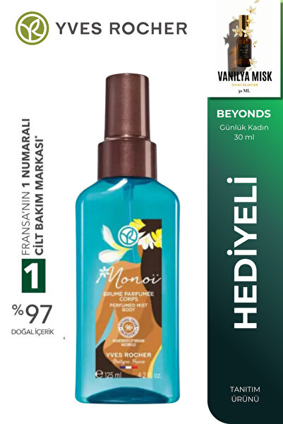 Yves Rocher Monoi Parfümlü Vücut Spreyi Egzotik Sıcak Tropik Koku Vegan Ferah...