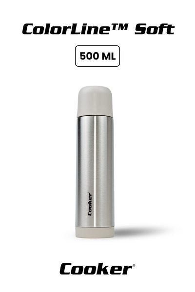 Cooker ColorLine Soft 500 ml Paslanmaz Çelik Termos CKR2001