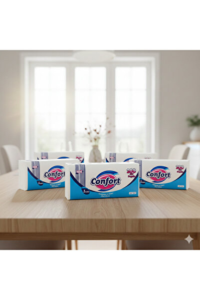 confort منديل 200 قطعة 5 قطع